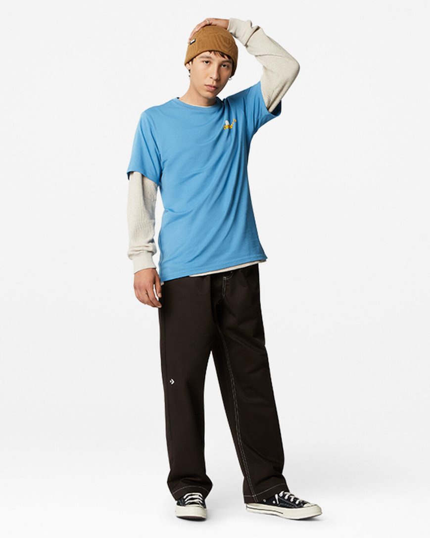 Men's Converse Five Pocket Pants Brown | AU 9E651Y